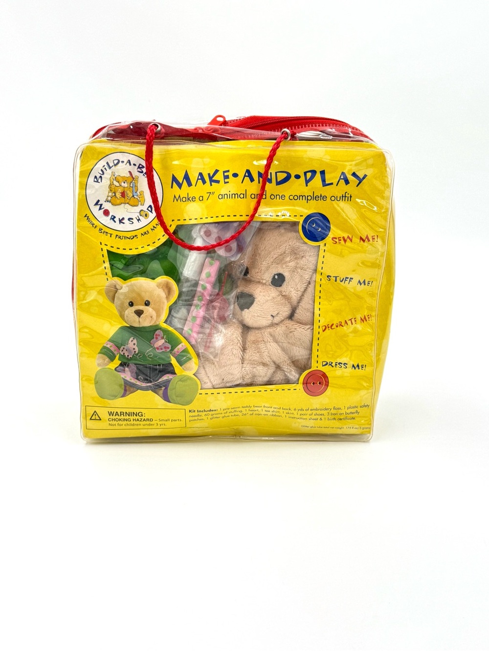 New Build-A-Bear Make-and-Play Teddy Kit (MSC0001)
